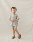 Sailboat Button Short Set