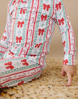 Bamboo Two Piece Set | Retro Candy Cane