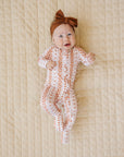 Bamboo Zip Romper | Boho Daisy