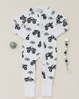 Bamboo Zip Romper | Monster Blaze