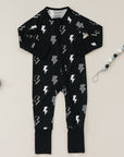 Bamboo Zip Romper | Ink Bolts