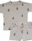 Anchors Button Short Set