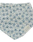 Blue Blossom Classic Muslin Bib