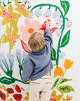 Cottage Garden Throw Blanket
