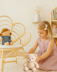 Blossom Dreams Girls Bedroom Rattan Decorative Flower Chair