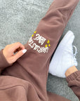 Everlasting Love Unisex Sweatpants | Relaxed Christian Joggers | Brown
