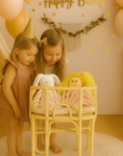 Pretend Play Doll Crib – Handmade Toy Bassinet for Girls Toys