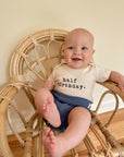 Half Birthday Organic Baby Bodysuit