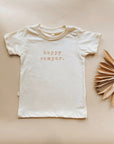 Happy Camper Clay Organic Cotton Short Sleeve Toddler T-Shirt