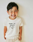 Home is Where Dada Is Organic Kids T-shirt