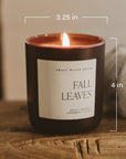 Driftwood and Mahogany Soy Candle - Brown Matte Jar - 15 oz