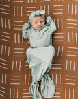 Sage Bamboo Knot Gown