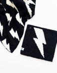 Lightning Bolt Plush Lovey | Black
