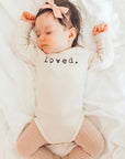 Loved. Organic Baby Bodysuit Long Sleeve