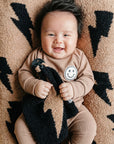 Lightning Bolt Plush Lovey | Mocha