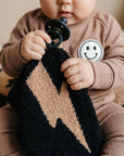 Lightning Bolt Plush Lovey | Mocha