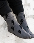 Storm Lightning Kids Socks | Baby Toddler & Big Kids Grip Socks