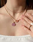 Pink WWJD Necklace Set