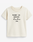 Home is Where Dada Is Organic Kids T-shirt