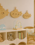 Dreamy Submarine Rattan Wall Décor