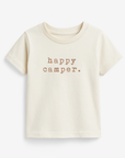 Happy Camper Clay Organic Cotton Short Sleeve Toddler T-Shirt