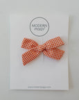 Citrus Check | Hand-tied Bow