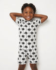 Bamboo Shorts Set | Palm Style White