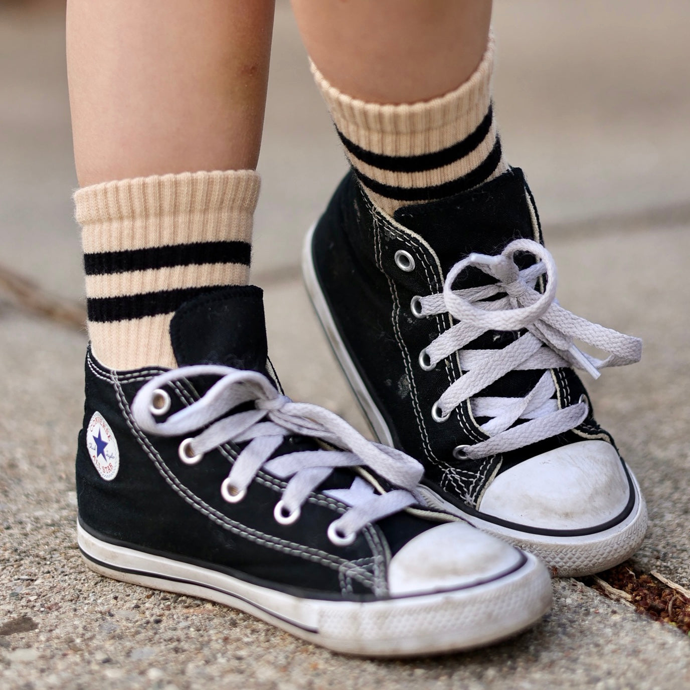 Hudson Crew Socks for Babies, Toddlers &amp; Kids | Neutral Stripe Socks