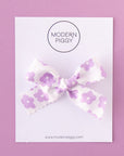 Mod Daisy - Purple | Ribbon Bow