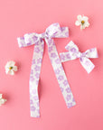 Mod Daisy - Purple | Ribbon Bow