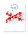 Red Gingham | Hand-tied Bow