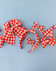 Red Gingham | Hand-tied Bow