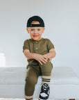 Hudson Crew Socks for Babies, Toddlers & Kids | Neutral Stripe Socks