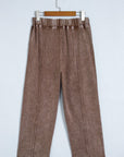 Lola mineral-wash barrel pants, back product view