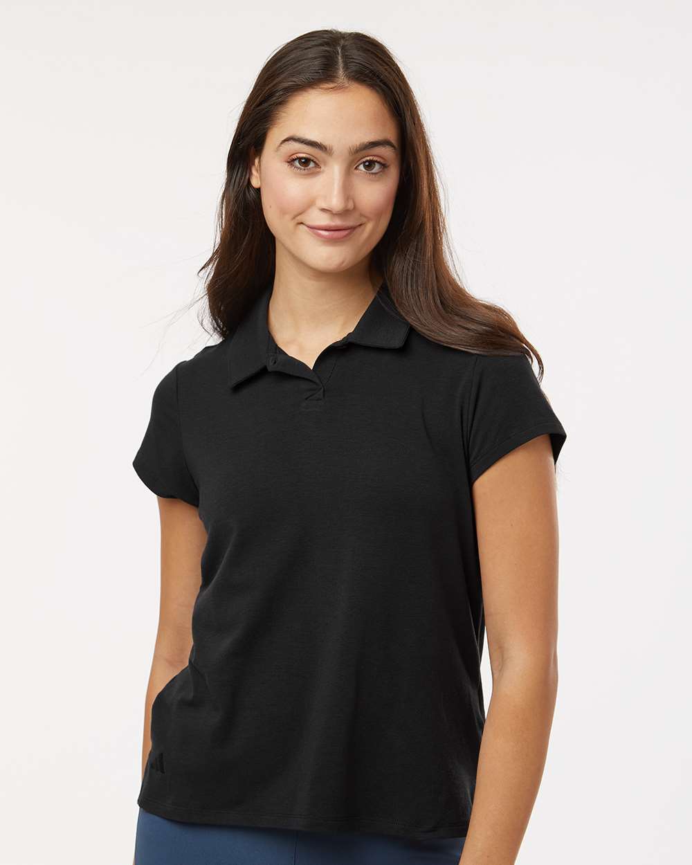 A690 Adidas Women&#39;s Blend Polo – Lightweight Custom Print Performance Shirt