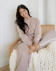 Varsity Stripe Crewneck & Sweatpants Set