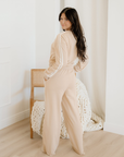 Varsity Stripe Crewneck & Sweatpants Set