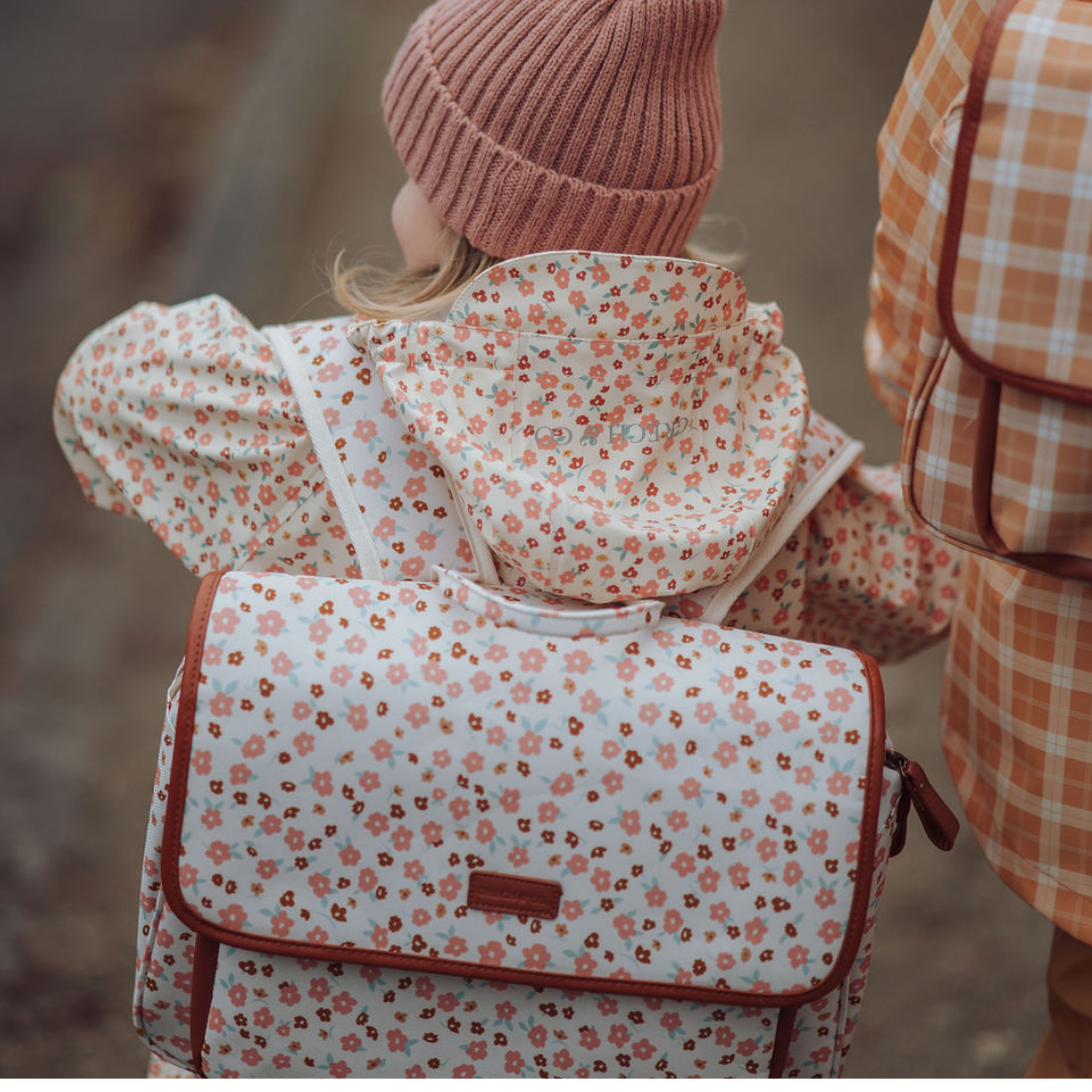 Satchel Backpack Sunset Meadow Kids Backpack