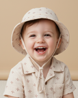 Organic Bucket Sun Hat - Cross