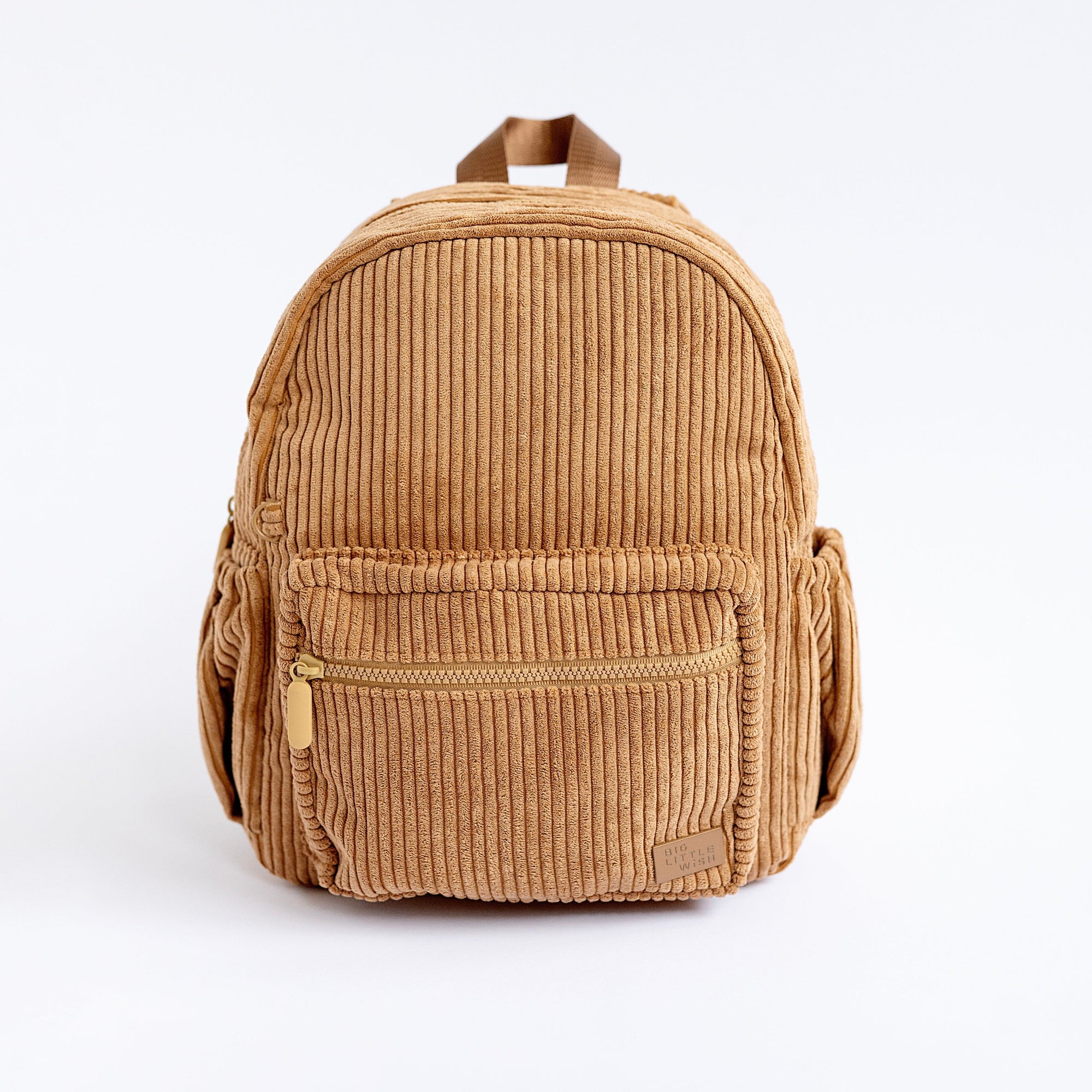 Corduroy Backpack- Camel