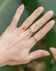 Jesus Fish Gold-Tone Ring
