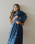 PATTERNED FAUX FUR THROW BLANKETS