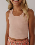 Textured Square Neck Tank