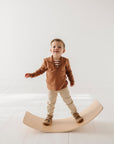 Boy's 3/4 Fleece Zip Sweatshirt