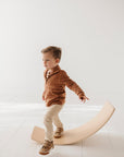 Boy's 3/4 Fleece Zip Sweatshirt