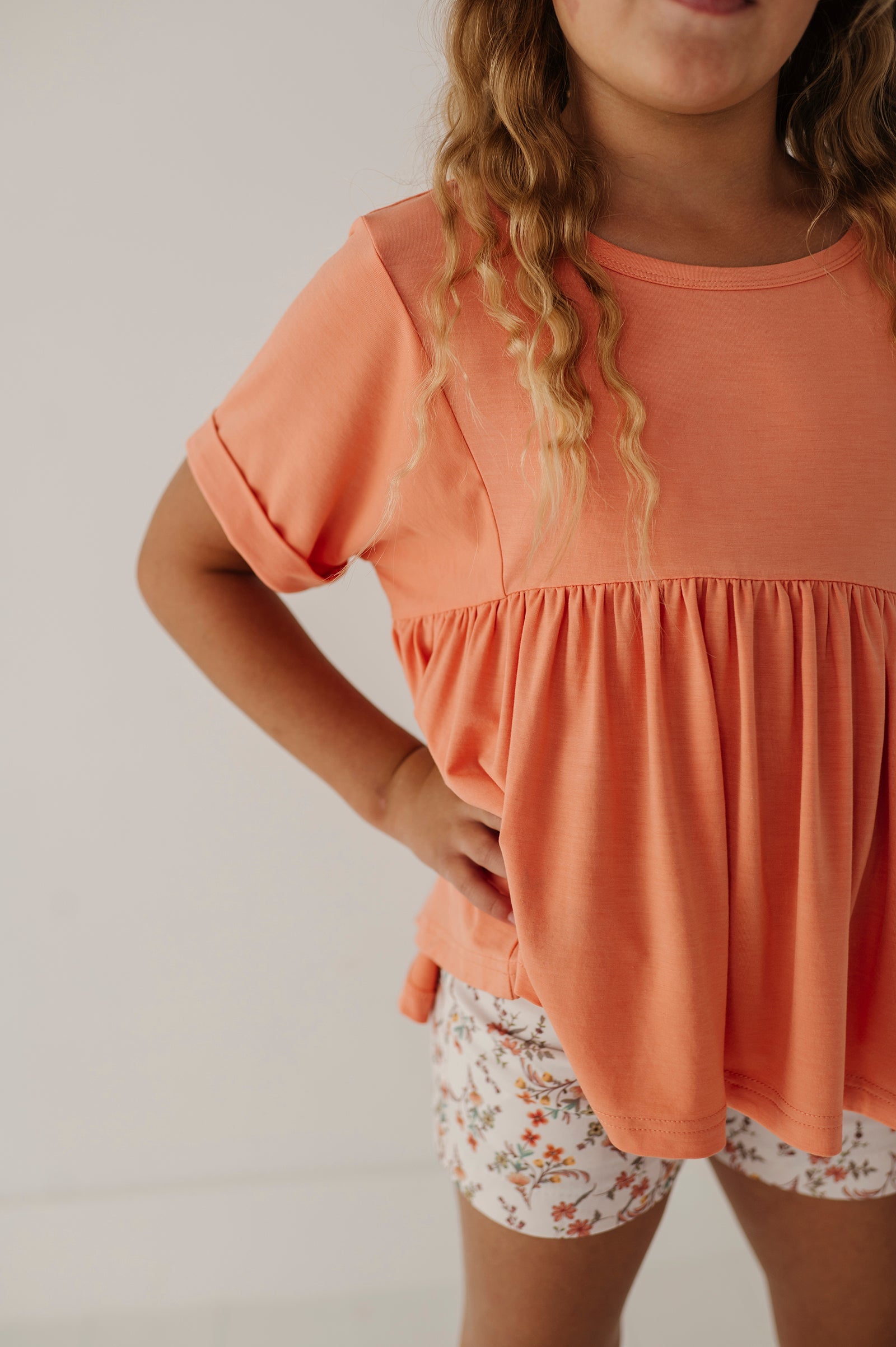 Children Girl Babydoll Top