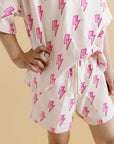 Shorts Set | Pink Bolts