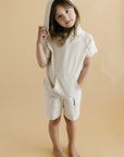 Cargo Shorts Set | Oatmeal