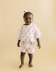 Shorts Set | Pink Bolts