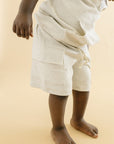 Cargo Shorts Set | Oatmeal